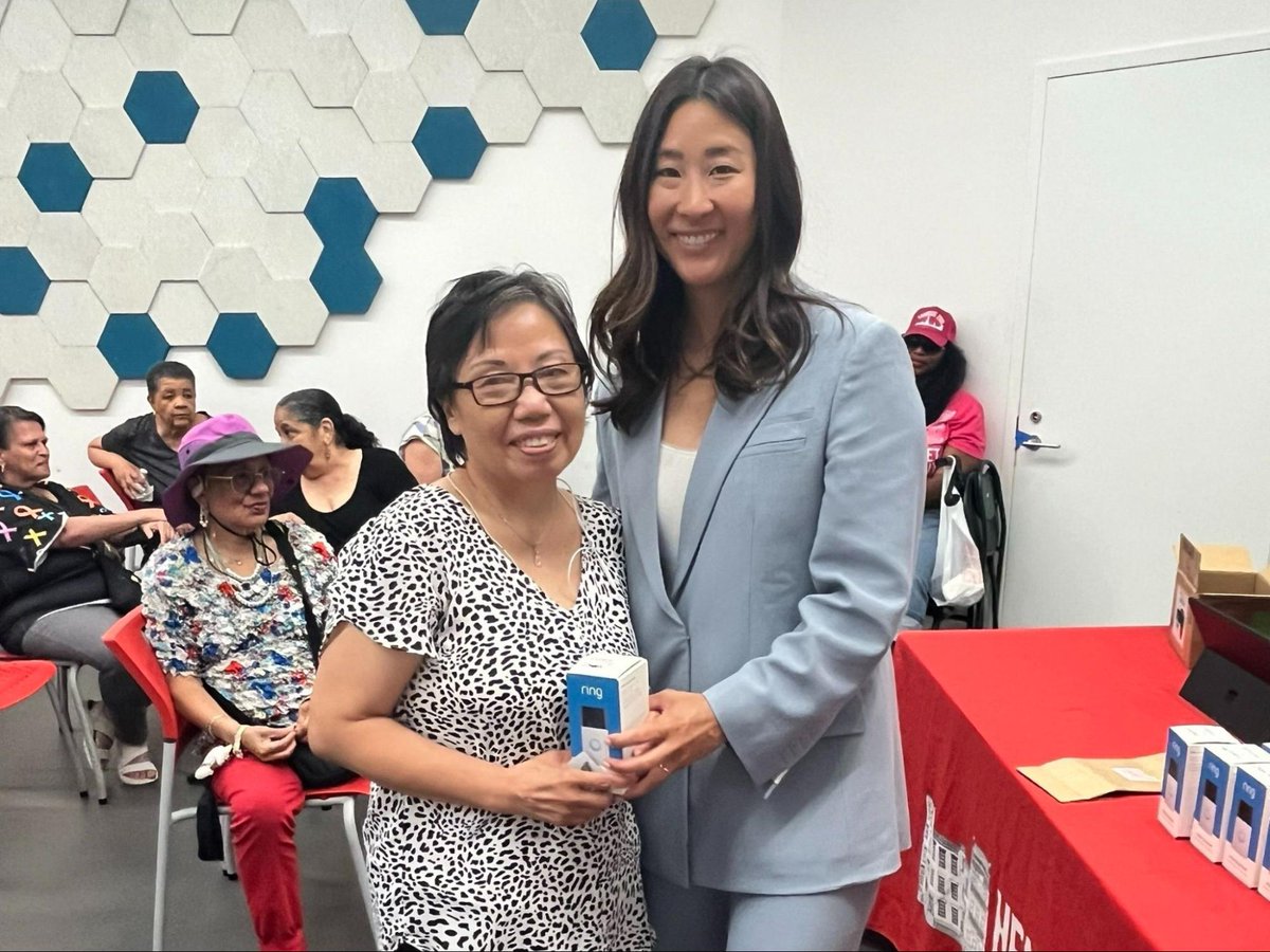 AMGraceLee's tweet photo. Seniors living in NYCHA deserve peace of mind and a sense of security in their homes. I am proud to partner with @HenryStreet, @NYCHA, @MBPMarkLevine, and @ring to launch a pilot program to provide NYCHA seniors on the Lower East Side with free Ring doorbells. https://t.co/B2wYG2g6tC