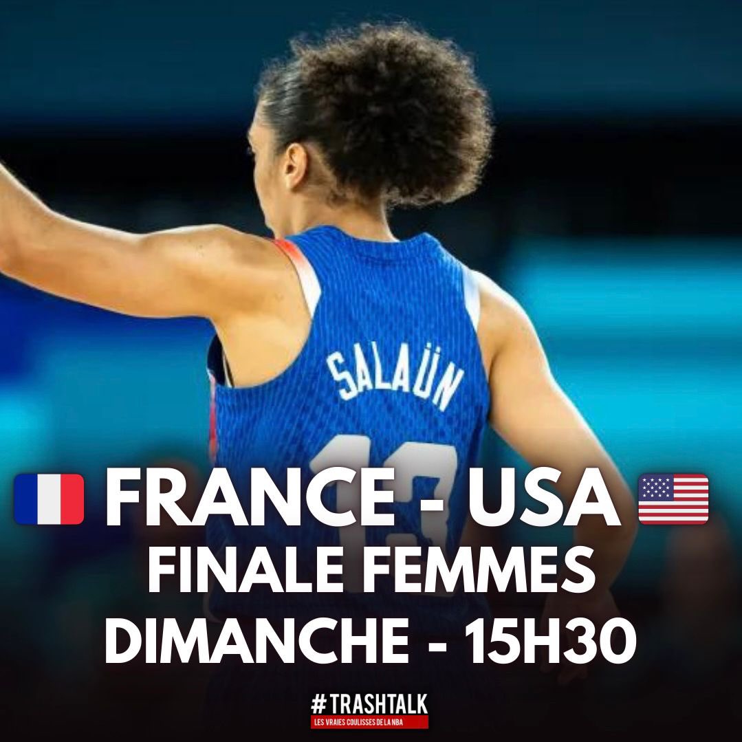 🚨 OFFICIEL

NOS DEUX ÉQUIPES DE FRANCE SONT EN FINALE OLYMPIQUE 🥹🥹🇫🇷🇫🇷

FRANCE - TEAM USA, SAMEDI (21h30)

FRANCE - TEAM USA, DIMANCHE (15h30)

IMMENSE ❤️❤️❤️