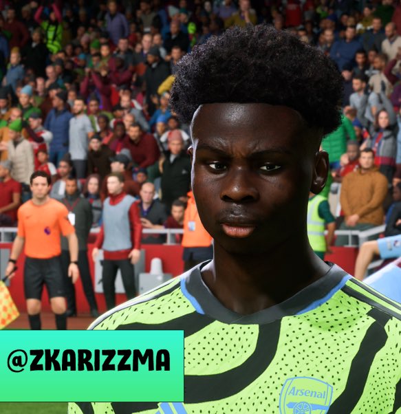 FIFAFaces4's tweet photo. @EASPORTSFC - EA25

After 2 years we still have Saka’s old hairstyles
If you don’t remember you already develop his proper hair and implemented it in your game in the past, but during updates you lost this update somehowe… https://t.co/cSyh9GiASh