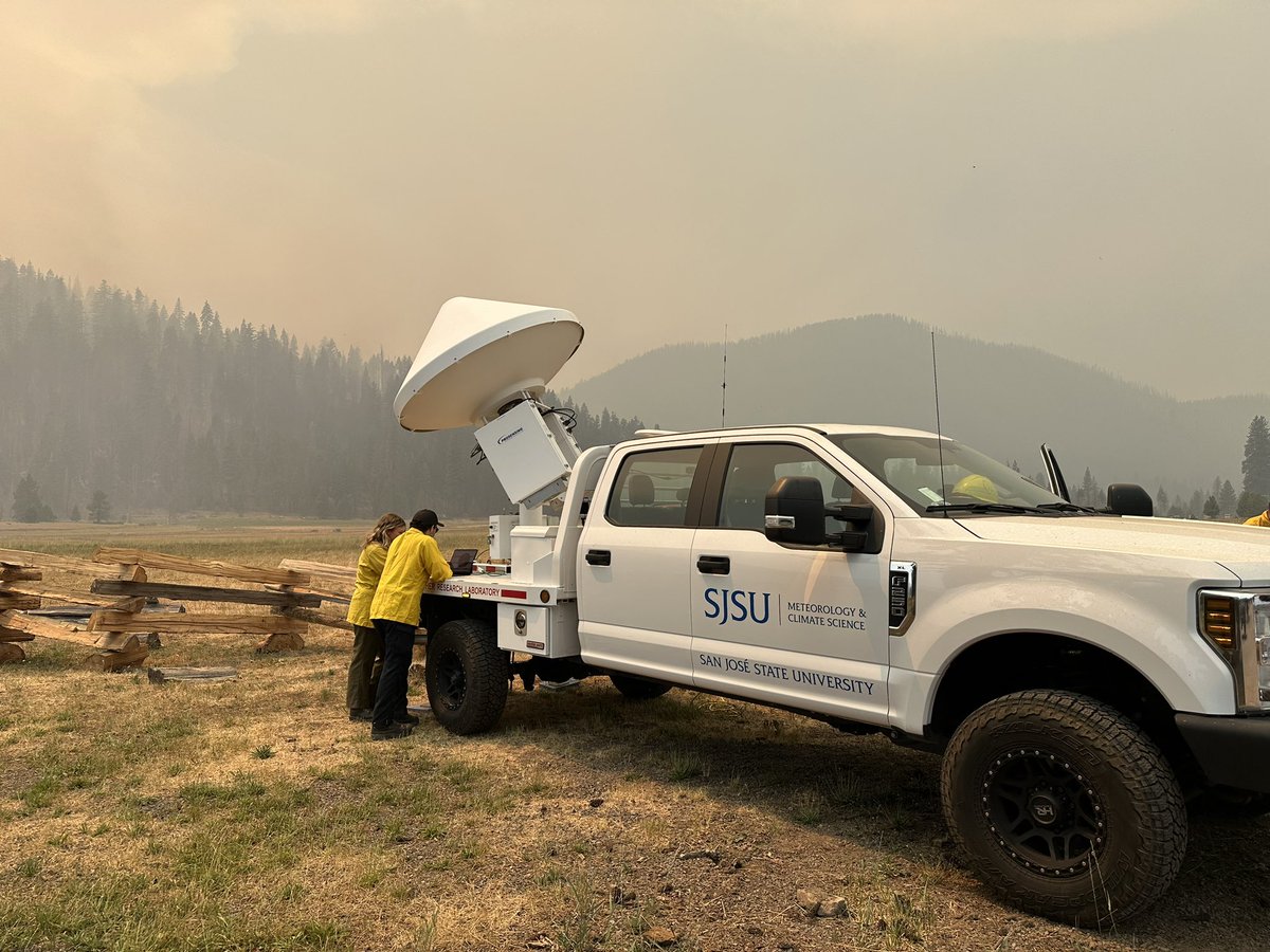 Getting some scans on the #ParkFire <a href="/wildfirecenter/">Wildfire Interdisciplinary Research Center</a>