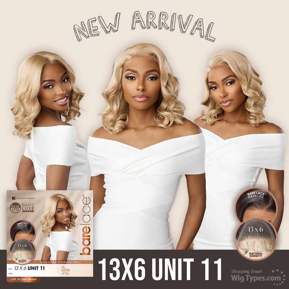 New wigs, good vibes ✨

➡️ Sensationnel Barelace - Unit 10
Color Shown: Mocha Brown

➡️ Sensationnel Barelace - Unit 11
Color Shown: Beige Blonde

🛍️ @ wigtypes.com
.
.
#wigtypes #wigtypesdotcom #wigs #sensationnel #barelace #syntheticwigs