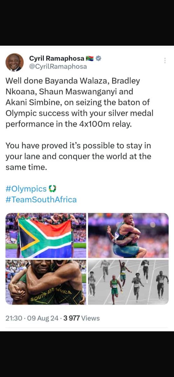 tito_mboweni's tweet photo. Halala !👏👏👏 https://t.co/KzV2hNDTkp