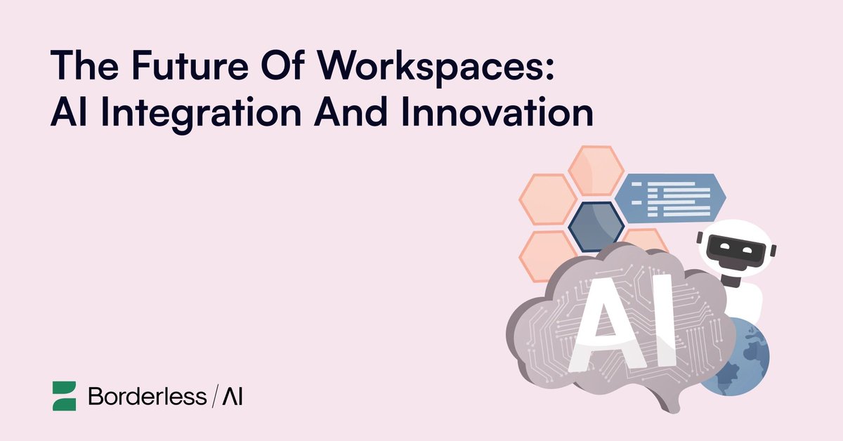 hireborderless's tweet image. AI is transforming workspaces and driving innovation! Discover how in our latest article on the future of work. bit.ly/4fHkoRq

#FutureOfWork #AIinWorkspaces #Innovation #BorderlessAI