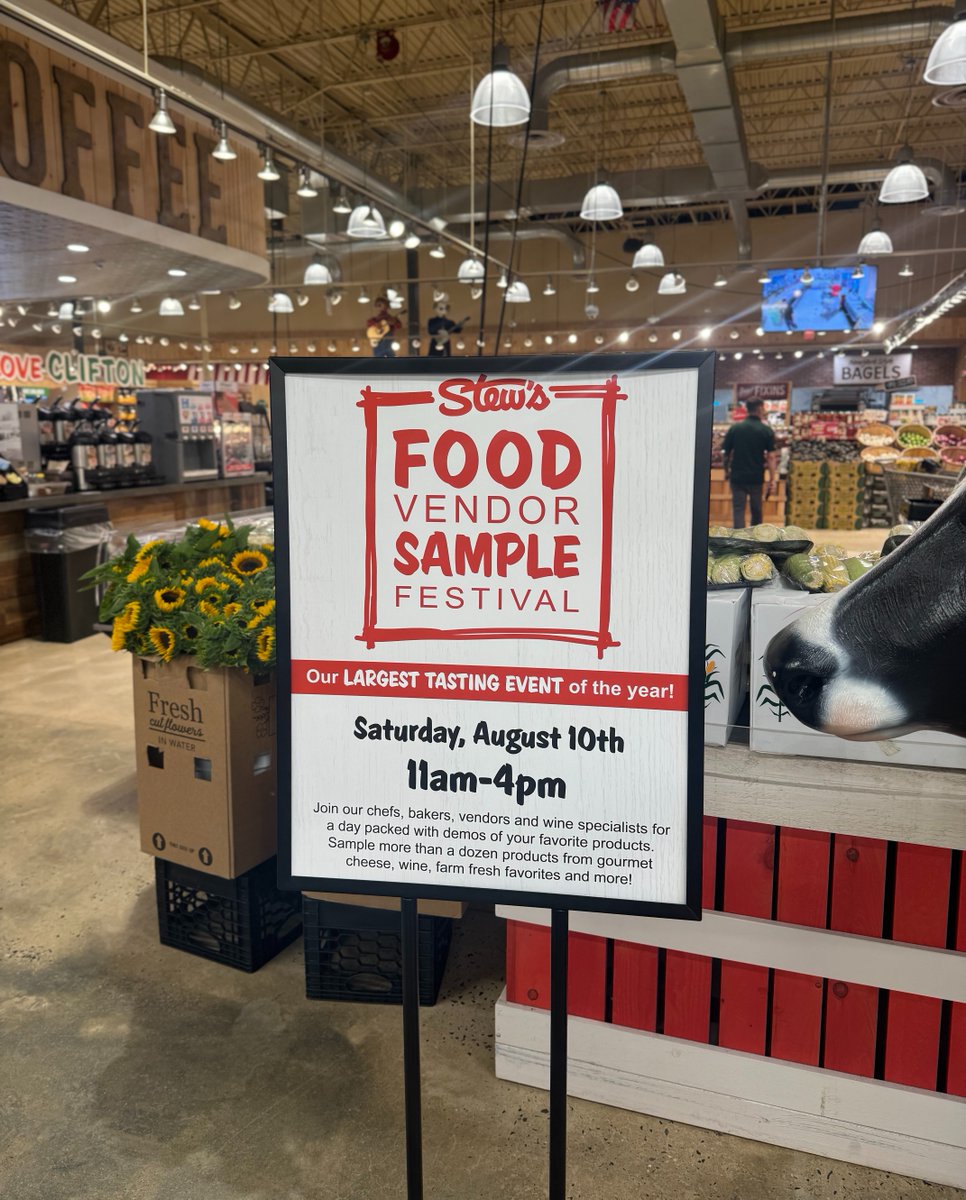 StewLeonards's tweet photo. Hey Clifton Friends: Come hungry tomorrow and bring a friend or two --- we will have 15 Vendors handing out free sample bites for our "VENDOR DAY" ππππΏπͺπ¦π #freesampes #haveataste #clifton #stewleonards #nj #free https://t.co/EQdaT34NfG