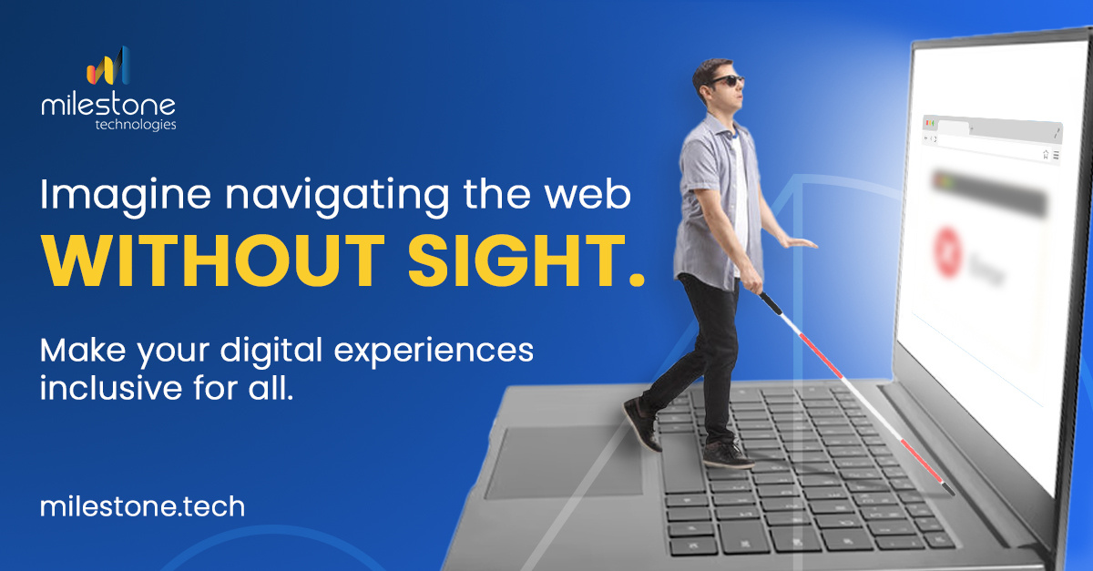 MilestoneTech's tweet image. At Milestone Technologies, we understand the importance of accessibility in digital experiences. Our comprehensive accessibility assessments ensure your website is fostering an inclusive online environment for everyone. bit.ly/4cfFHH2  #WebAccessibility #MilestoneTech