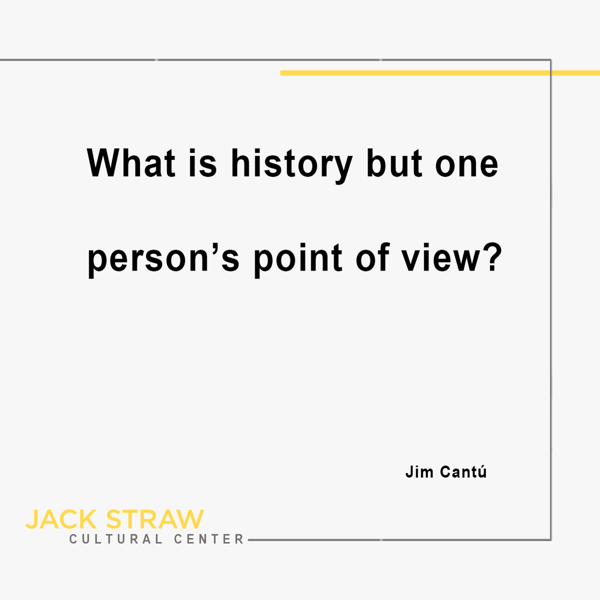 Let's reflect on #IndigenousPeoplesDay with an excerpt from #JackStrawWriter Jim Cantú.

#JackStrawWriters #JackStrawWriters2023 #Poetry #RecordingStudio #SeattleRecordingStudio #Seattle