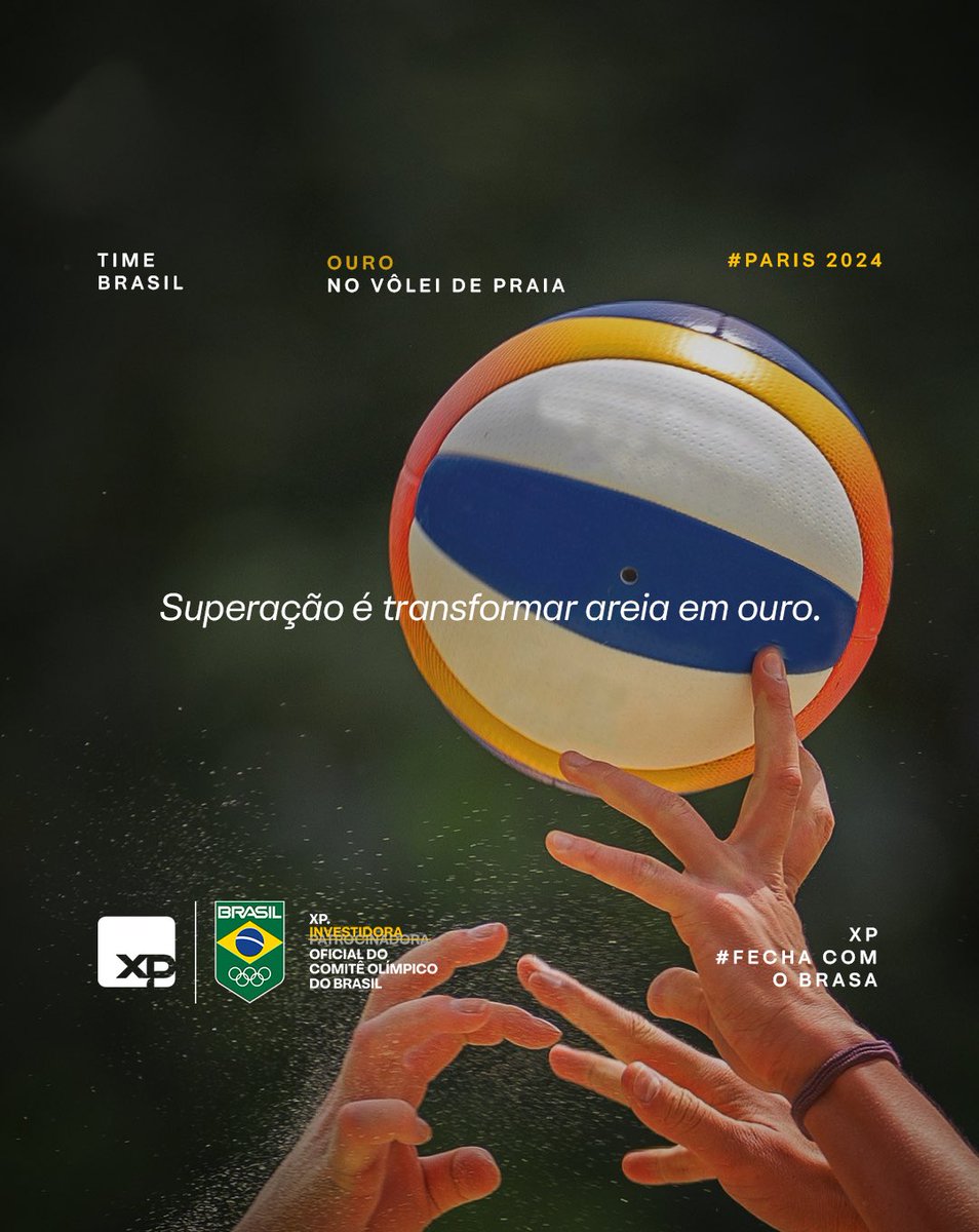 XP (@xpinvestimentos) on Twitter photo Medalha vôlei de praia feminino
Subiu pra cortar e desceu direto no pódio. Assim foi o vôlei de praia feminino do <a href="/timebrasil/">Time Brasil</a>. É ouro para o Brasa. É orgulho pra gente. #FechaComOBrasa #Paris2024 Medalha vôlei de praia feminino
Subiu pra cortar e desceu direto no pódio. Assim foi o vôlei de praia feminino do <a href="/timebrasil/">Time Brasil</a>. É ouro para o Brasa. É orgulho pra gente. #FechaComOBrasa #Paris2024