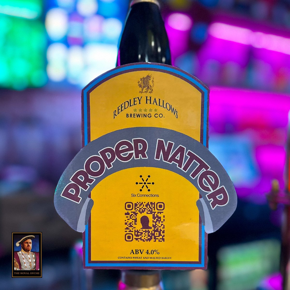 We are proud to announce the launch of our mental health awareness beer ‘Proper Natter’ collaborating with Reedley Hallows 🍻 

An exclusive for The Royal Dyche, rebranding our best selling ale, Pendleside and teaming up with Six Connections!