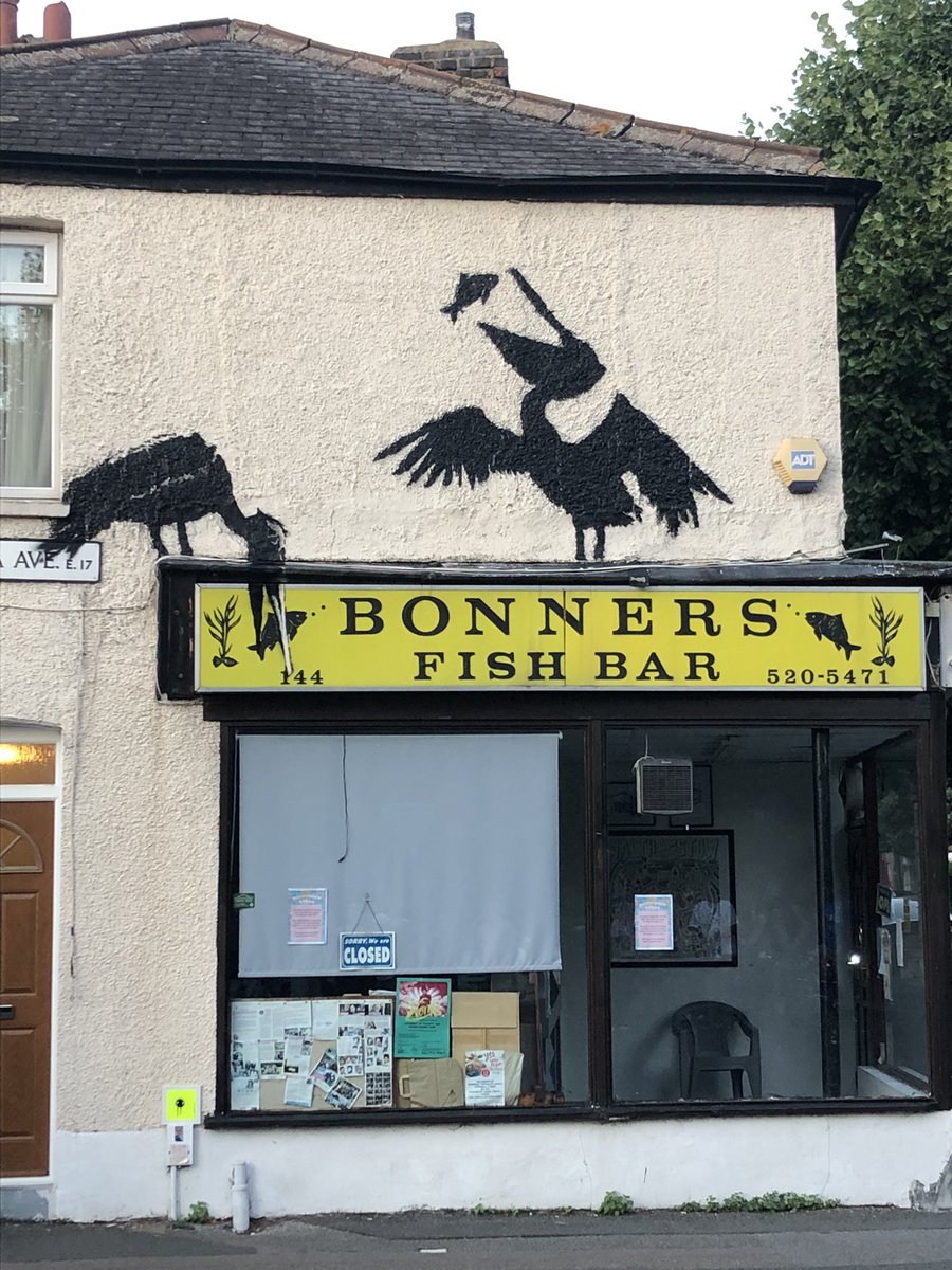 New Banksy on my way home. More reasons to love Walthamstow