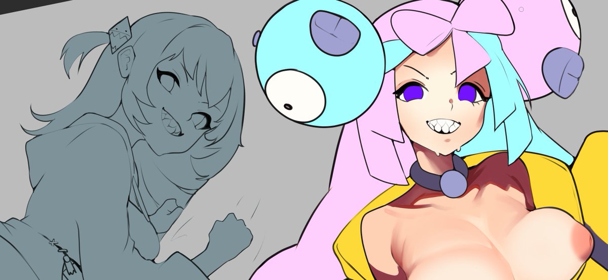 GREMLIN WIP ( gura and iono are peak character design)