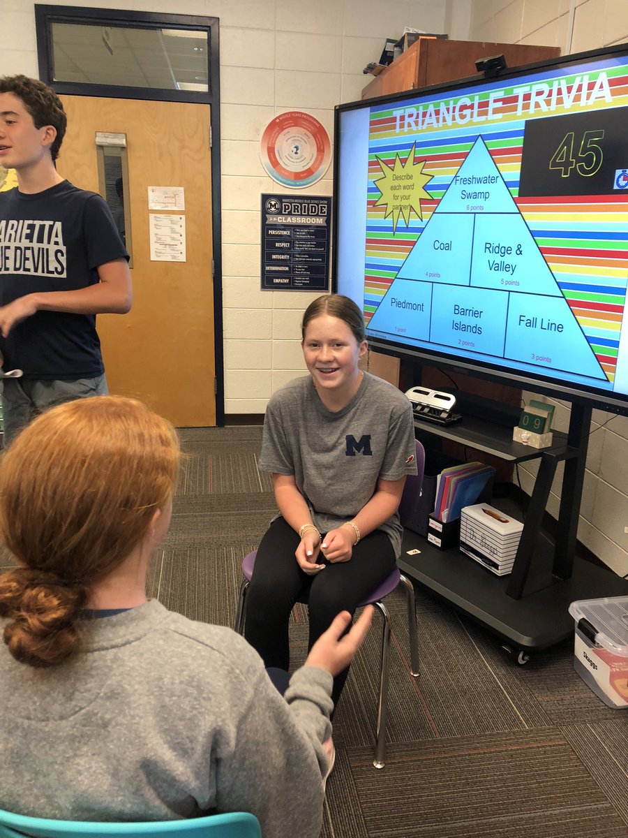 What do you do when you finish your work early? Play Pyramid, “Georgia Geography” edition!