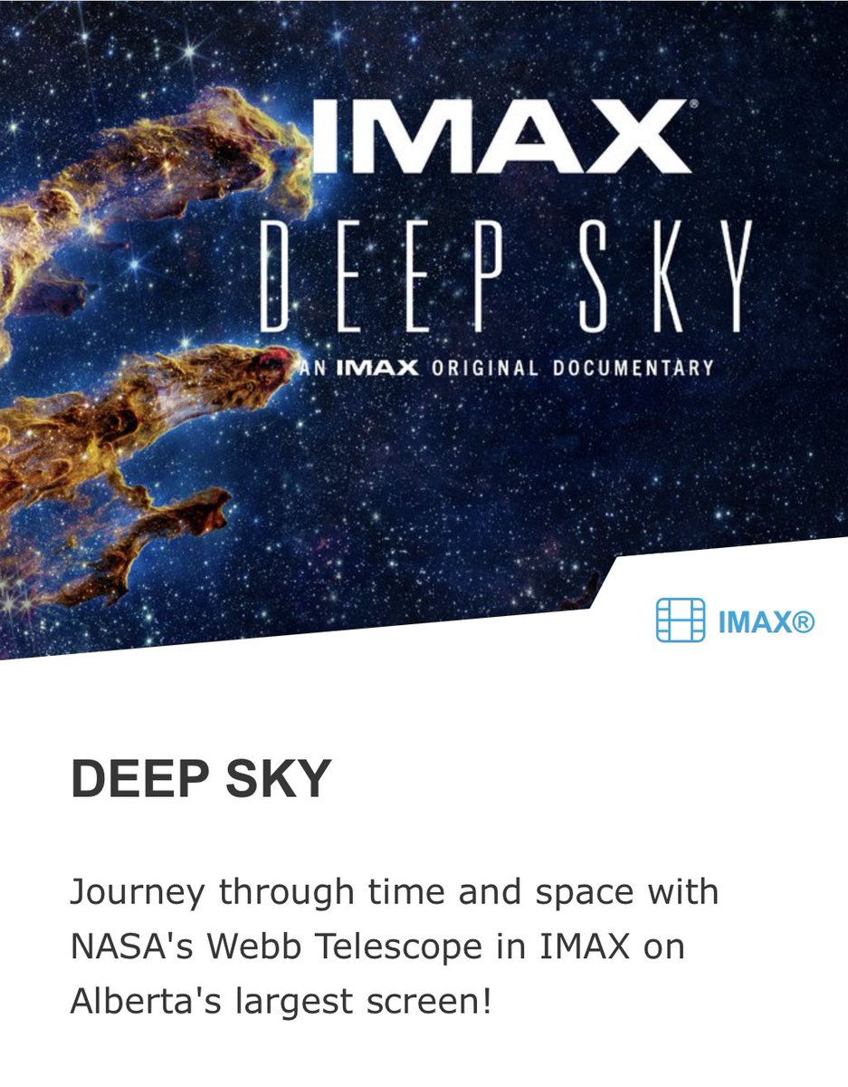 ExtraLars's tweet photo. We had a wonderful time at @TWoSEdm today!π
Deep Sky at the Imax was excellent!
#TWoSEdm #TelusWorldOfScience https://t.co/P3HtTahIin