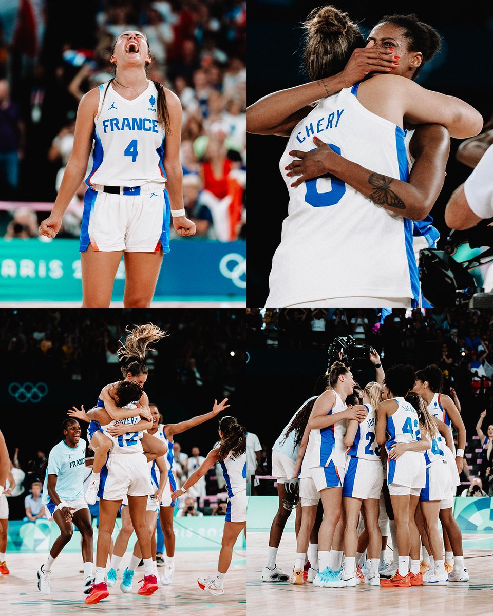 FRABasketball's tweet photo. Pincez-nous, c'est un rêve ? 🤩

#PassionnémentBleu | #Paris2024 https://t.co/QCZrImIYEV