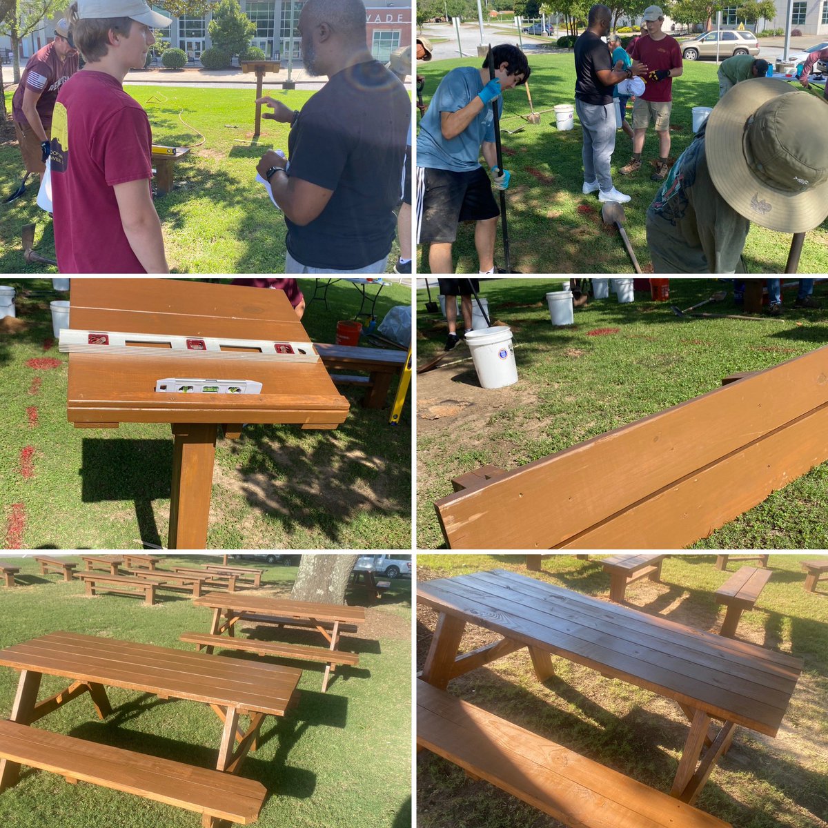 WadeHampton_HS's tweet photo. π¨ WHHS Alumni prior to 2006, remember T-Court? π¨
Weβre excited to announce the New WHHS Outdoor Classroom π³π, built on the same spot as the old T-Court! Huge thanks to Nathan Cloer (EastsideHS) for making this possible through his Eagle Scout project.
#LeadingLikeGenerals https://t.co/64OPU5152s