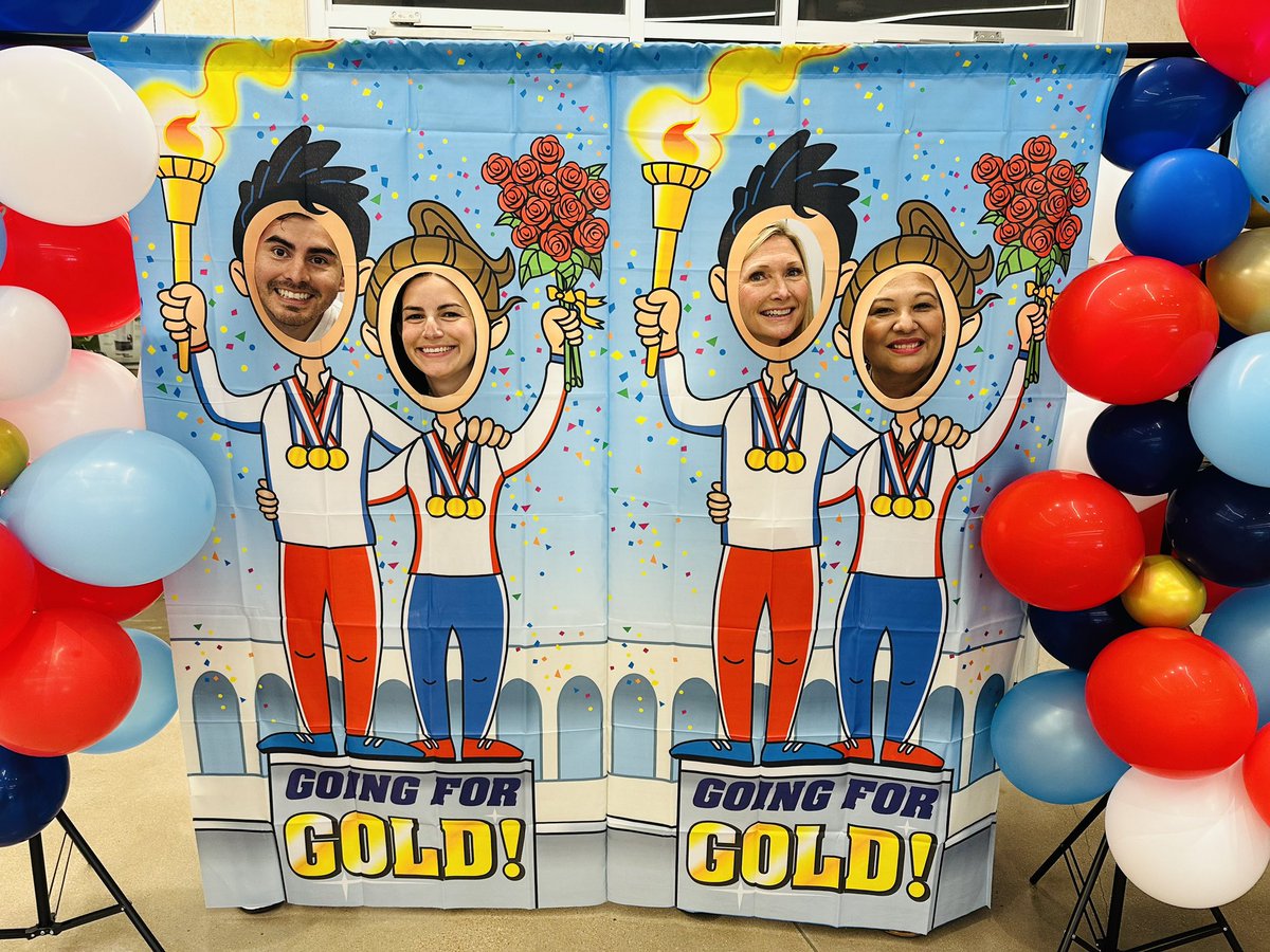 APMenera's tweet photo. Today, we started the day off with our very own Doss Olympics. It was a morning filled with community building/friendly competition. #GoingForGold https://t.co/Jc025cJVUp