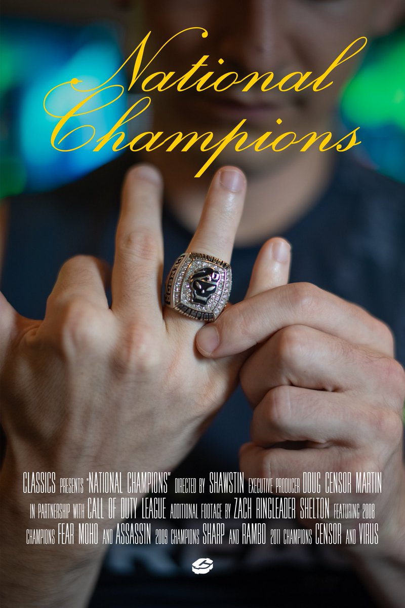 🏆 NATIONAL CHAMPIONS 🏆

The story of the first Call of Duty Champions, and finally getting their Championship Rings.

🔴 OUT NOW (Premiere Link in replies)