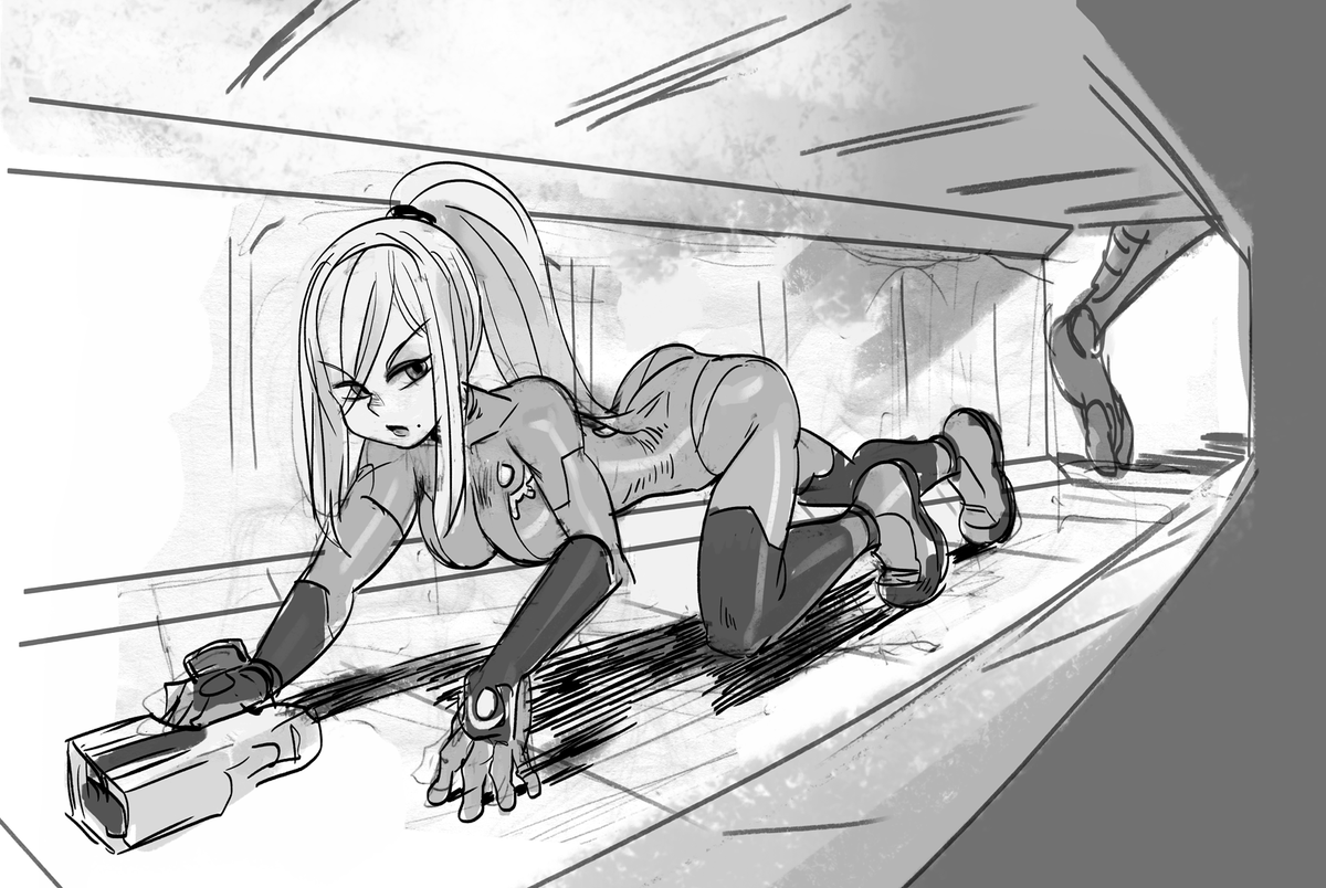 Some more Samus drawings to commemorate 38 years of Metroid ~! 