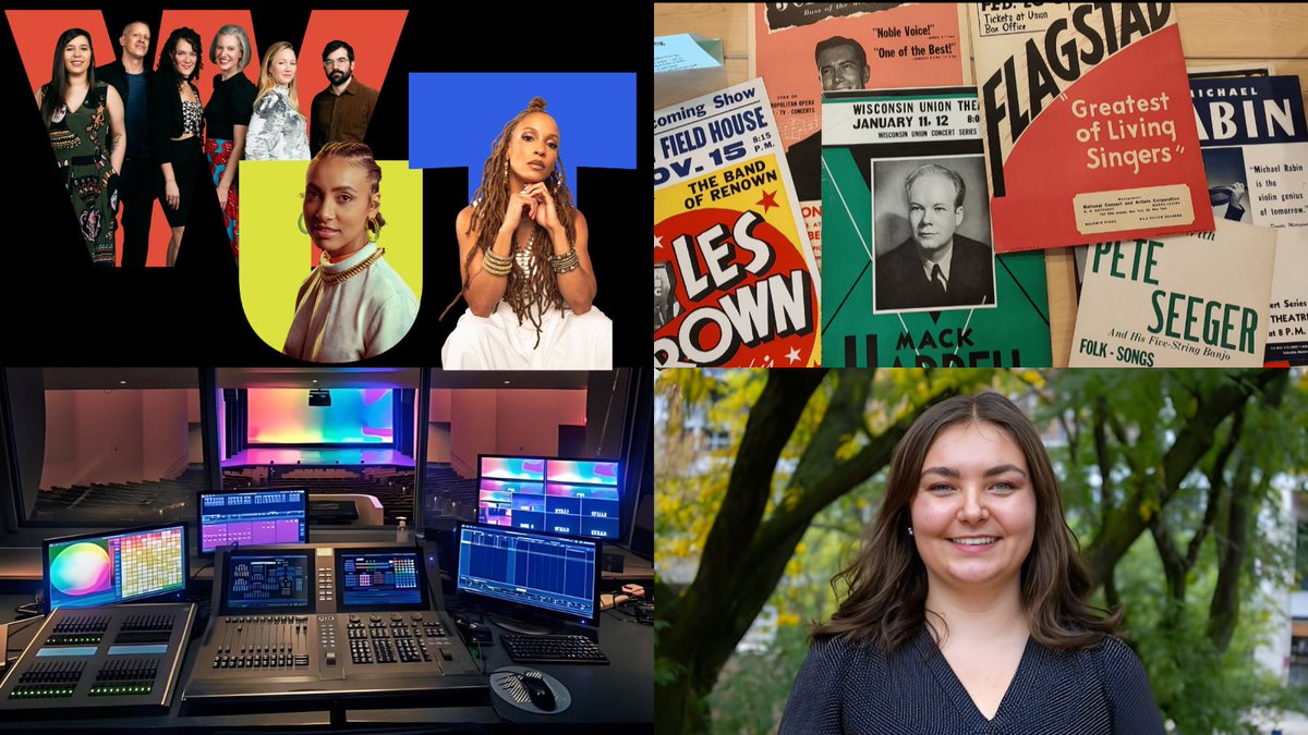 This month on the Green Room Blog, learn about the exciting start to the 2024-2025 Season, explore the Wisconsin Union Theater archives, and more! 📰 Read 5 new stories at: bit.ly/3z1i6fc