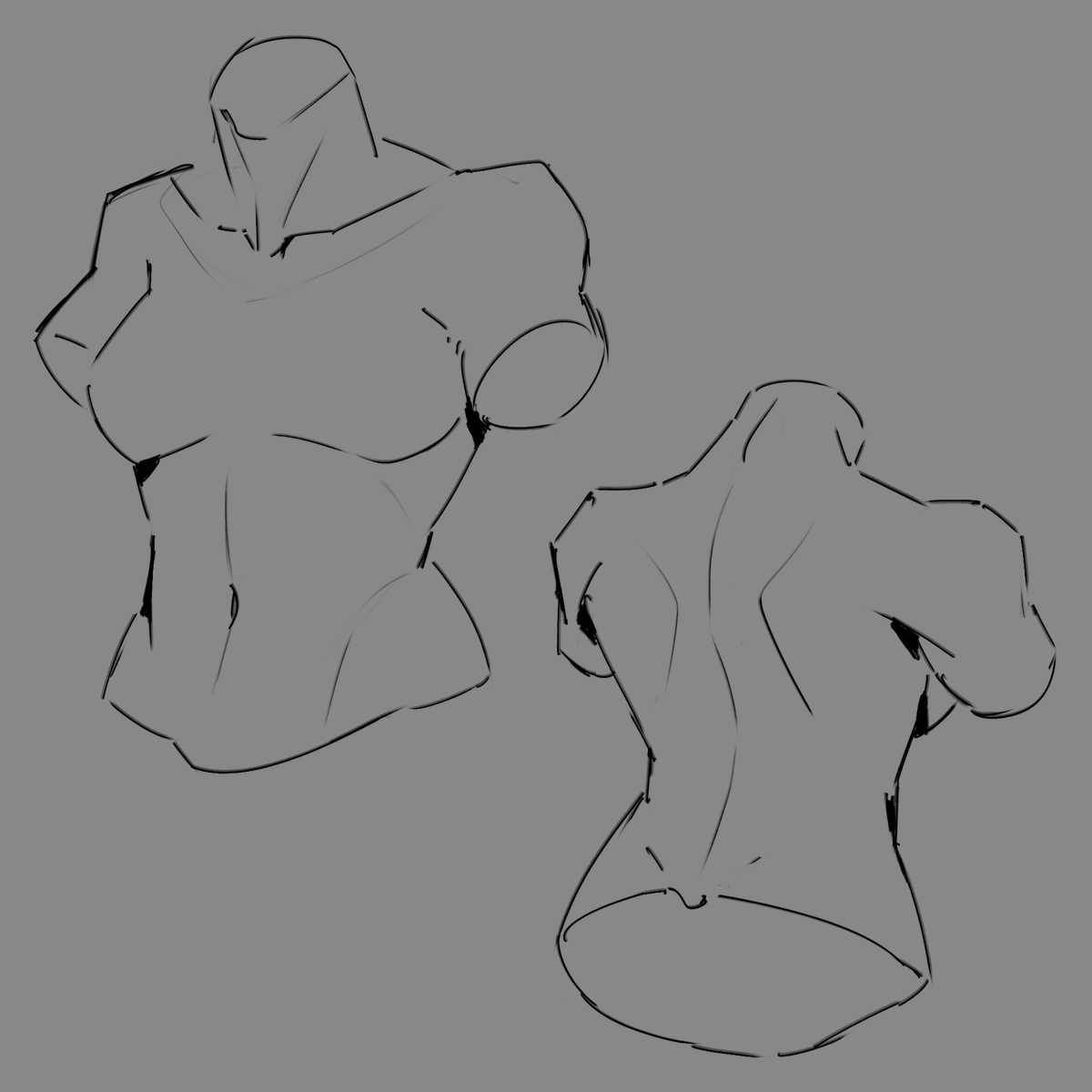 Vasovius's tweet photo. Training Arc Day 1
.
.
Can't Stop Won't Stop
.
.
Front Angle Anatomy References - TB Choi artwork https://t.co/gWyKvgfEzp