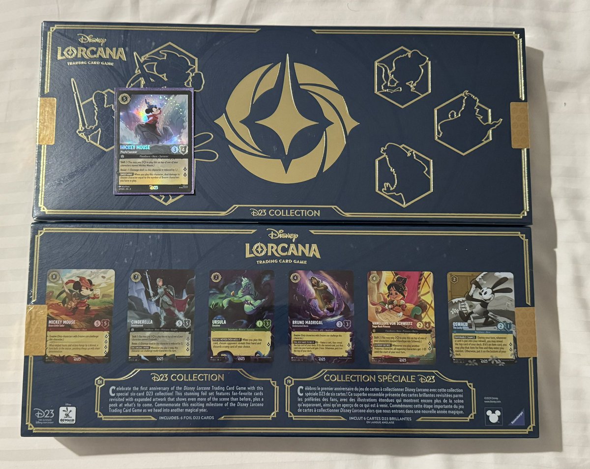 D23 Haul - Picked up the Lorcana Collector's Set, promo card, & pin (not in pic)! . #Disney #Lorcana #D23 #ComicCon #Collectibles #TradingCards #DisTrackers D23 Haul - Picked up the Lorcana Collector's Set, promo card, & pin (not in pic)! . #Disney #Lorcana #D23 #ComicCon #Collectibles #TradingCards #DisTrackers