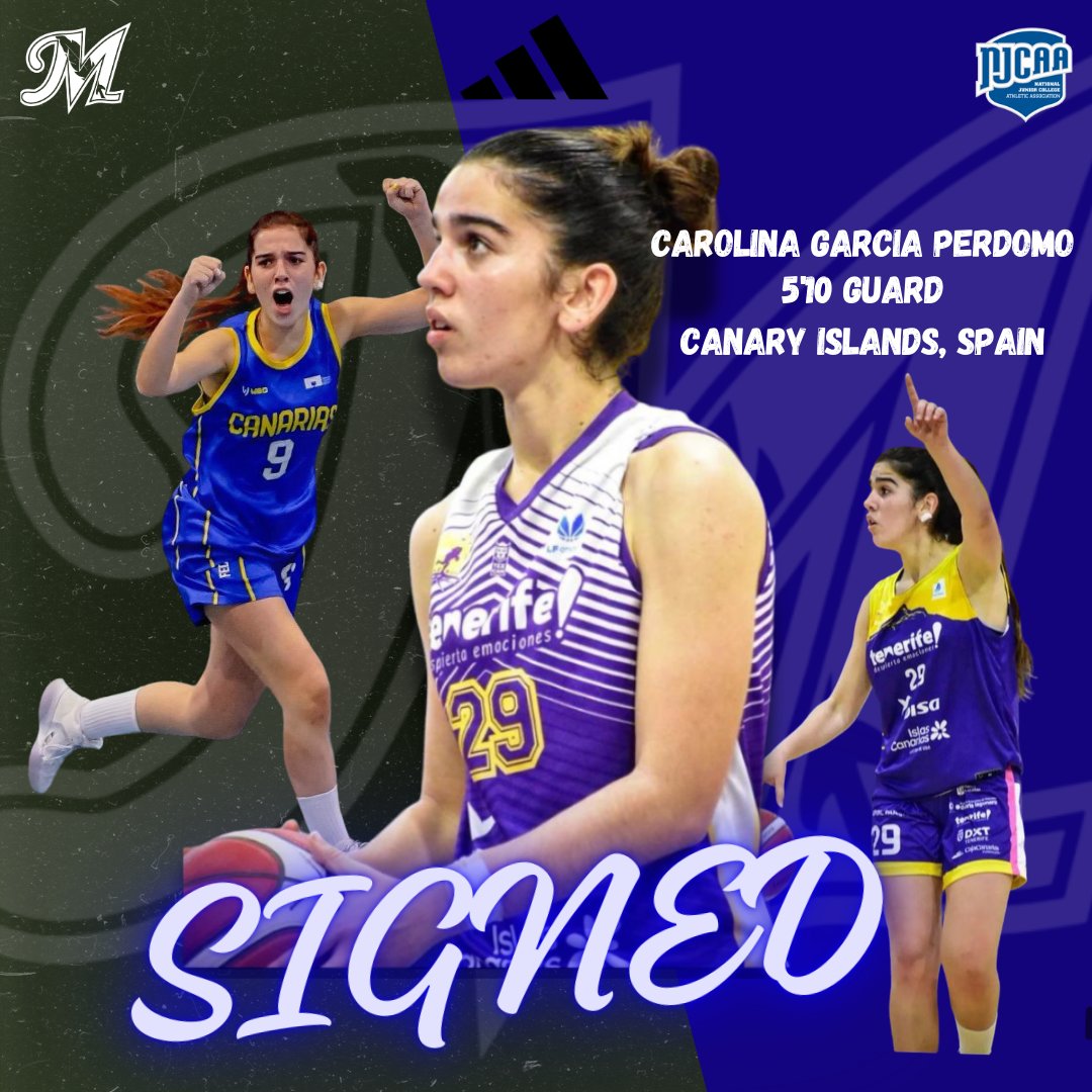 We are excited to announce the signing of 5'10 Carolina Garcia Perdomo from Canary Islands, Spain!!