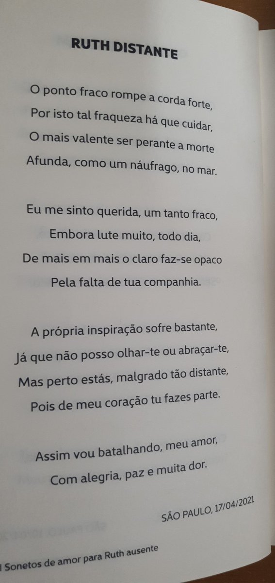 Ives__gandra's tweet photo. Do livro SONETOS DE AMOR PARA RUTH AUSENTE: https://t.co/l5M7WkDy76