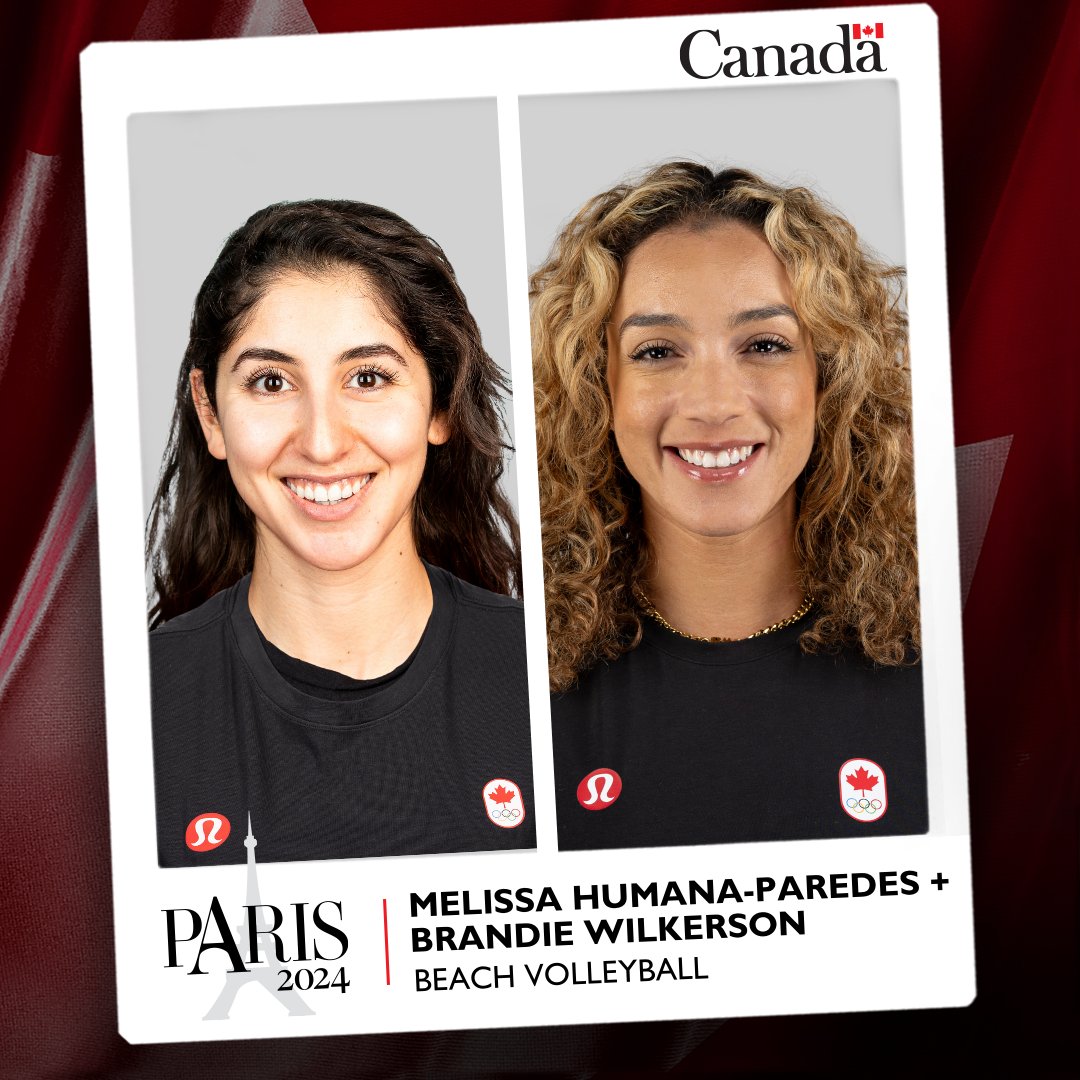 Give it up for Melissa Humana-Paredes and Brandie Wilkerson! 👏

Their silver medal represents Canada’s first-ever Olympic medal in women’s beach volleyball. 🥈

What an Olympic journey! Congrats! 😎

#TeamCanada | <a href="/VBallCanada/">Volleyball Canada</a>🏐