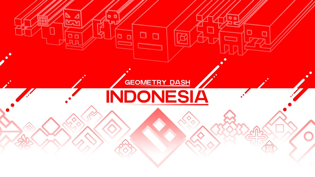 Banner para el servidor de Geometry Dash Indonesia