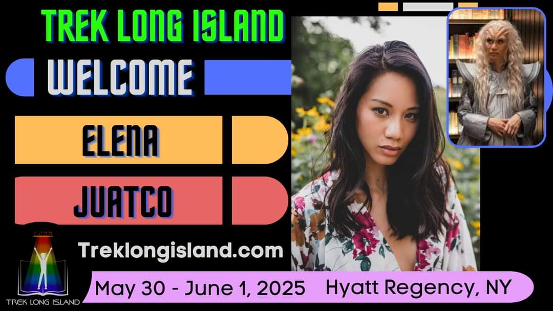 Trek Long Island’s next celebrity guest announcement is one for the bookworms - and we’re not talking about the bugs Khan put inside Chekov’s ear!

Elena Juatco played Hy’Rell, the quirky Efrosian archivist, in “Star Trek: Discovery’s” fifth season episode titled “Labyrinths.”