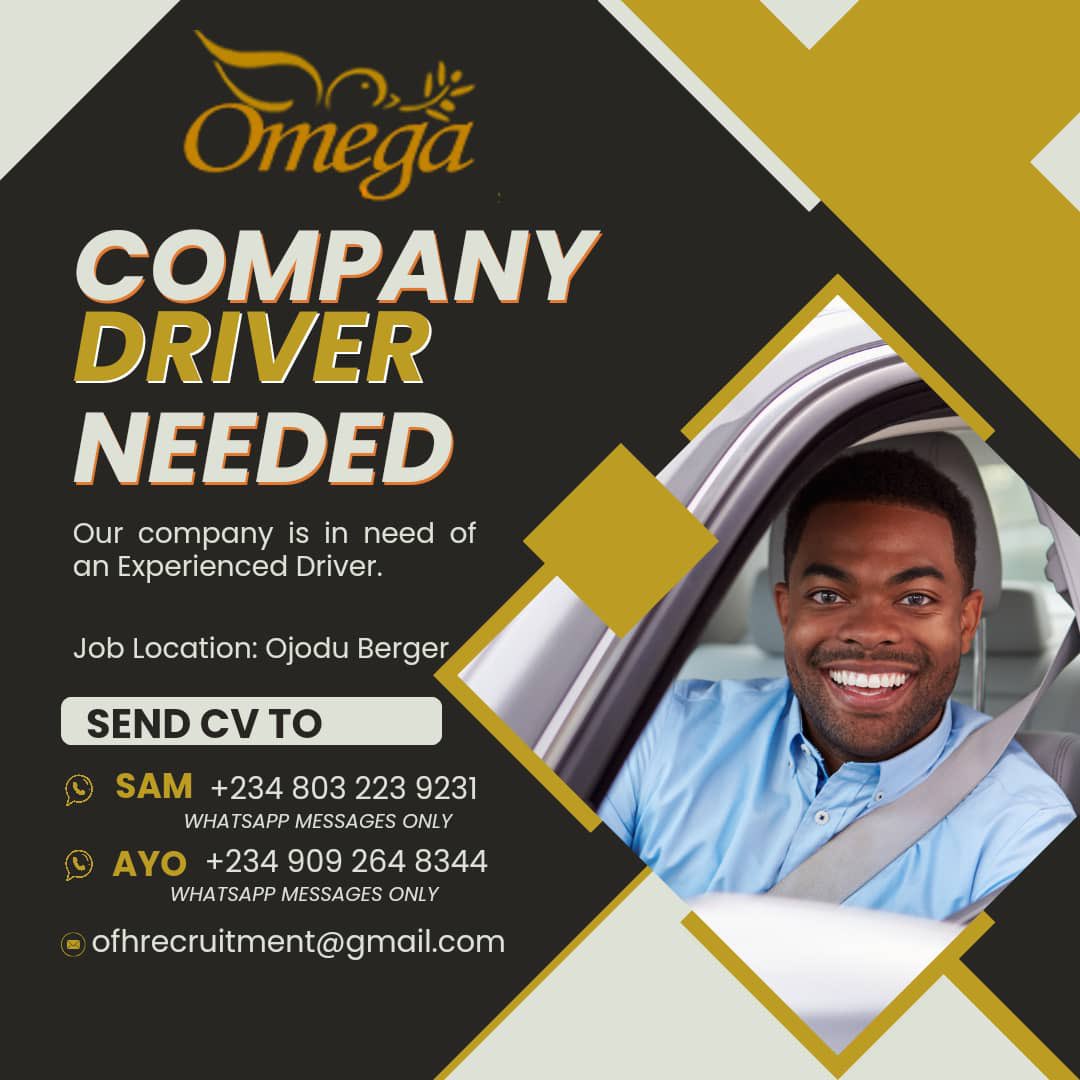 We are currently seeking a dedicated and professional driver to join our team.