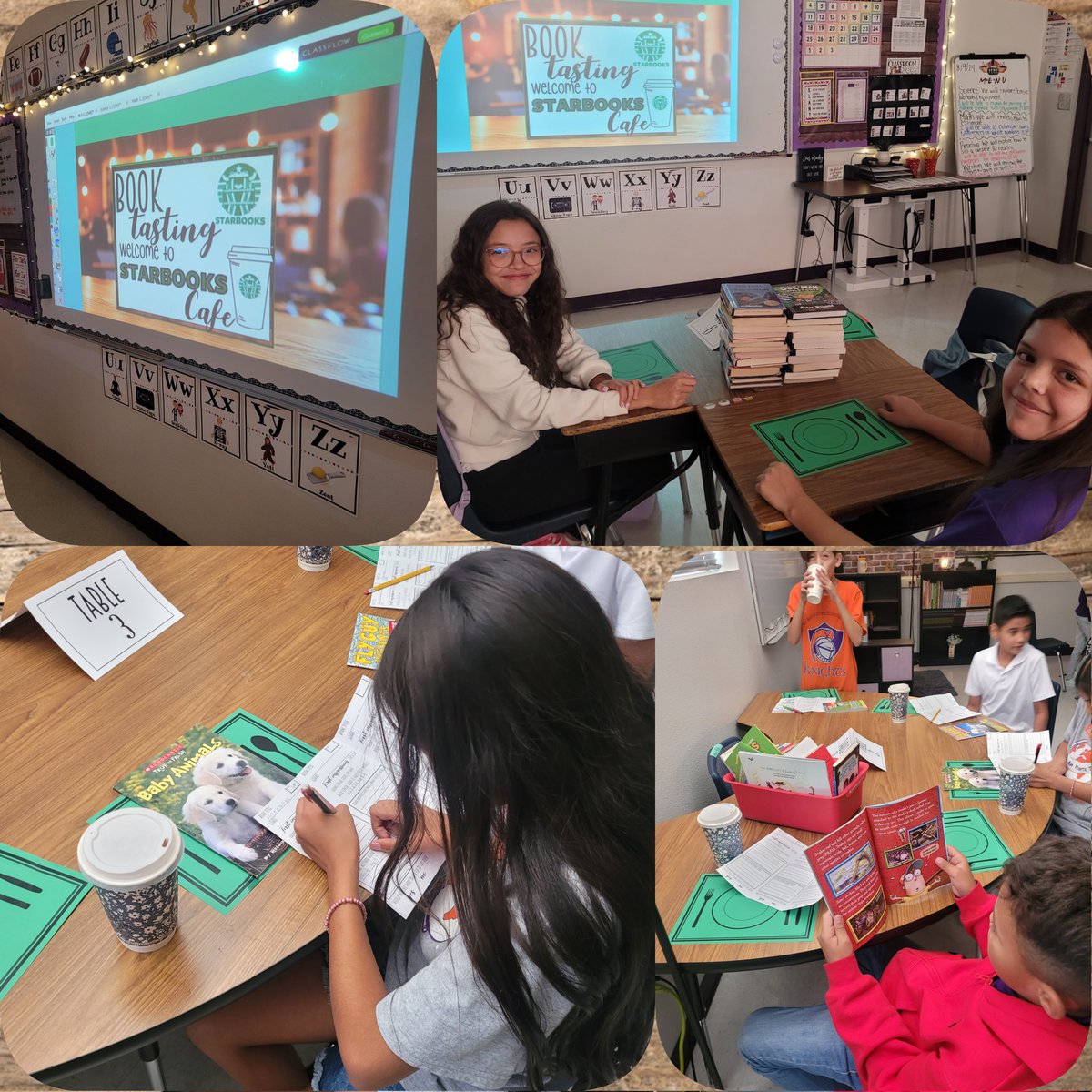 JMagdalen_IES's tweet image. Our Starbooks tasting was delicious! 5th grade had a great first week of school 🧡💜🧡 #YouMeRIE #AllIn #ItsAnItuarteThing