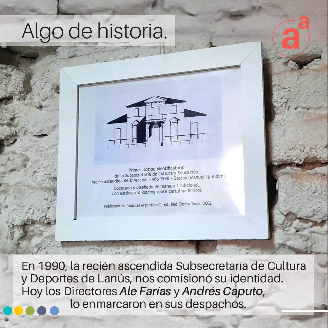 alfabranding's tweet photo. En 1990, la recién ascendida Subsecretaría de Cultura y Deportes de Lanús, nos comisionó su identidad.
Hoy, 34 años después, los Directores de Escuelas Municipales tienen aquel viejo logotipo exhibido en sus despachos. Un auténtico lujo.
#alfagencia #branding #cultura #lanus https://t.co/S3TglcvFY2