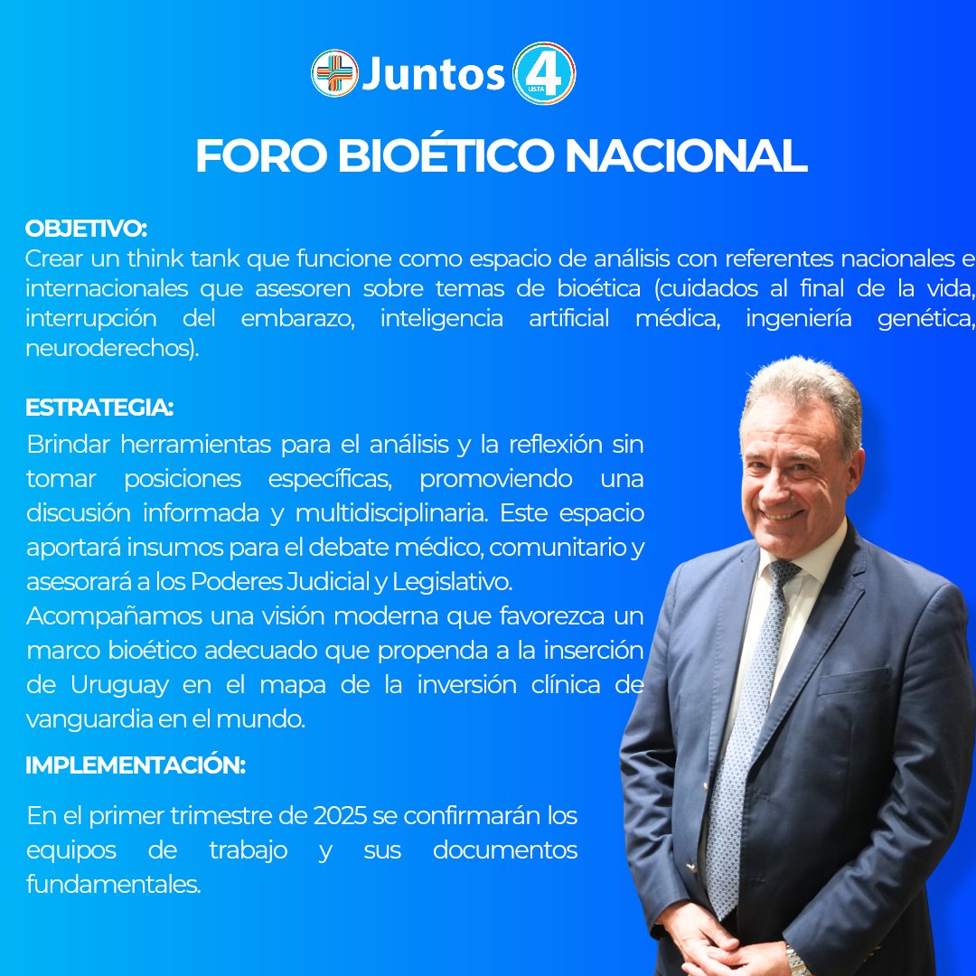 🔹 Conocé Nuestras Propuestas y Objetivos 🔹

En Lista 4, liderados por Daniel Salinas, estamos comprometidos con un cambio real y significativo para el Colegio Médico del Uruguay. Hoy, te presentamos nuestras principales propuestas y objetivos, que reflejan nuestra visión de un