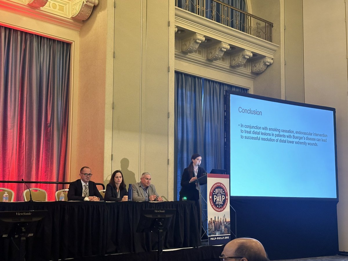 Liz Genovese, MD, MS, FACS (@drlizgenovese) on Twitter photo Congratulations to Dr. Lindsey Claus for winning first place in the resident abstract competition at #PALP24 for our case on endo revasc for a young patient with tissue loss and Buerger disease- I couldn’t be more proud! <a href="/PennVascular/">Penn Vascular Surgery</a> <a href="/pennsurgery/">PennSurgery</a> Congratulations to Dr. Lindsey Claus for winning first place in the resident abstract competition at #PALP24 for our case on endo revasc for a young patient with tissue loss and Buerger disease- I couldn’t be more proud! <a href="/PennVascular/">Penn Vascular Surgery</a> <a href="/pennsurgery/">PennSurgery</a>