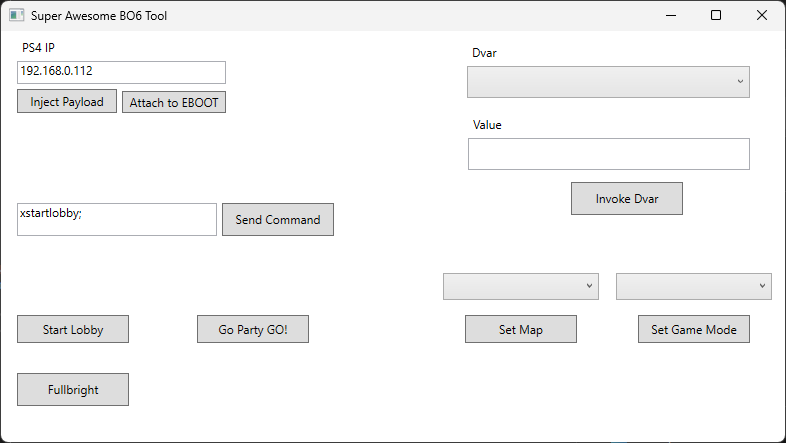 Tustino's tweet photo. Drafted a release for my (newly named) super awesome bo6 tool!! I'll keep using this as my tool to test things with and will add things to it when I can😁

I even cleaned up the UI 😆

https://t.co/BwNCQtXrtQ https://t.co/alZJK33NrG