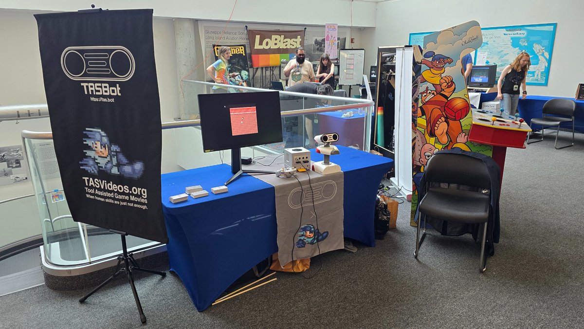 We're at <a href="/Liretro/">LI RETRO</a> this weekend showing TAS verification live and with a panel tomorrow!