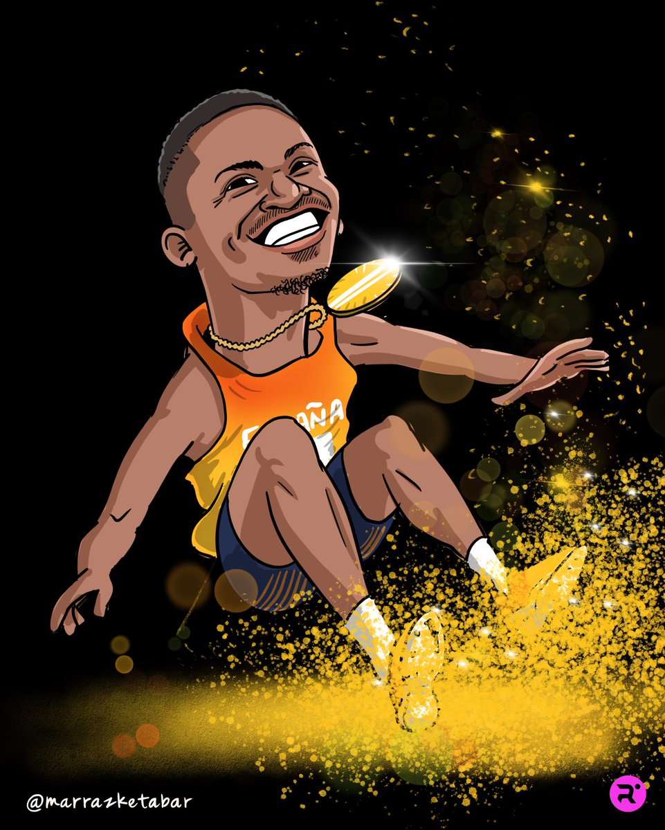 🥇 𝐉𝐨𝐫𝐝𝐚𝐧 𝐃𝐢́𝐚𝐳 𝐬𝐚𝐥𝐭𝐚 𝐡𝐚𝐜𝐢𝐚 𝐞𝐥 𝐨𝐫𝐨.

El español consigue el oro olímpico con la mejor marca de 17,86 metros en triple salto.

AIR JORDAN. ❤️‍🔥