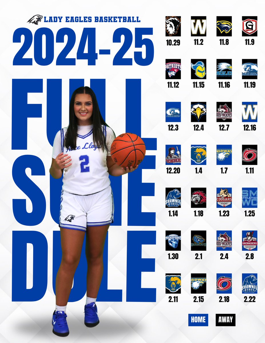 Our 2024-25 Full Schedule‼️

#alcwbb #SkolEagles