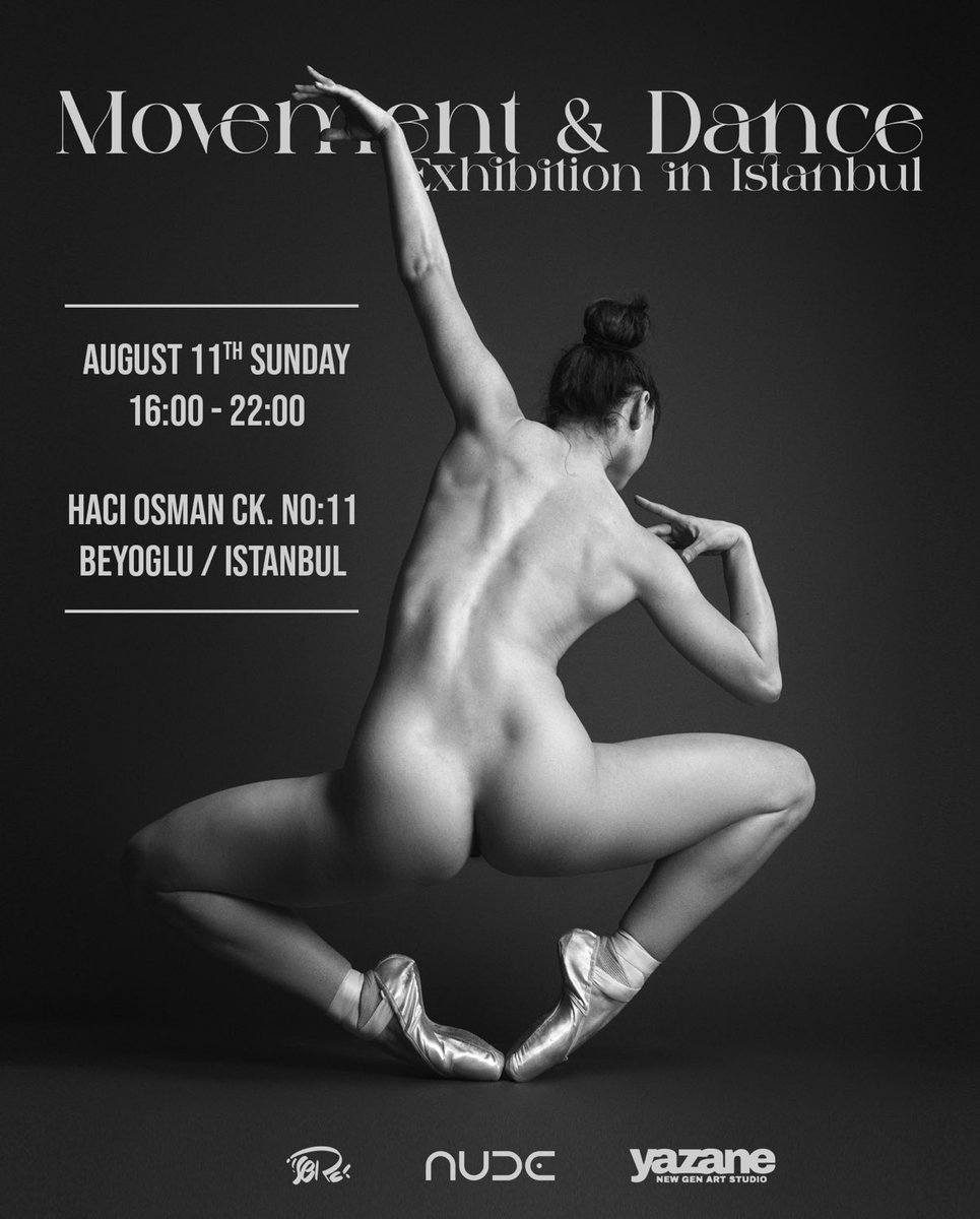 If you are around Istanbul, join us this Sunday for the Movement &amp; Dance exhibition! 👀

Thanks to dear <a href="/serc1n/">serc</a> with collaboration of <a href="/nudenbrhood/">NUDE NEIGHBORHOOD</a> we are excited to welcome you at <a href="/YazaneStudio/">Yazane Studio</a> ! 💃🕺🏻