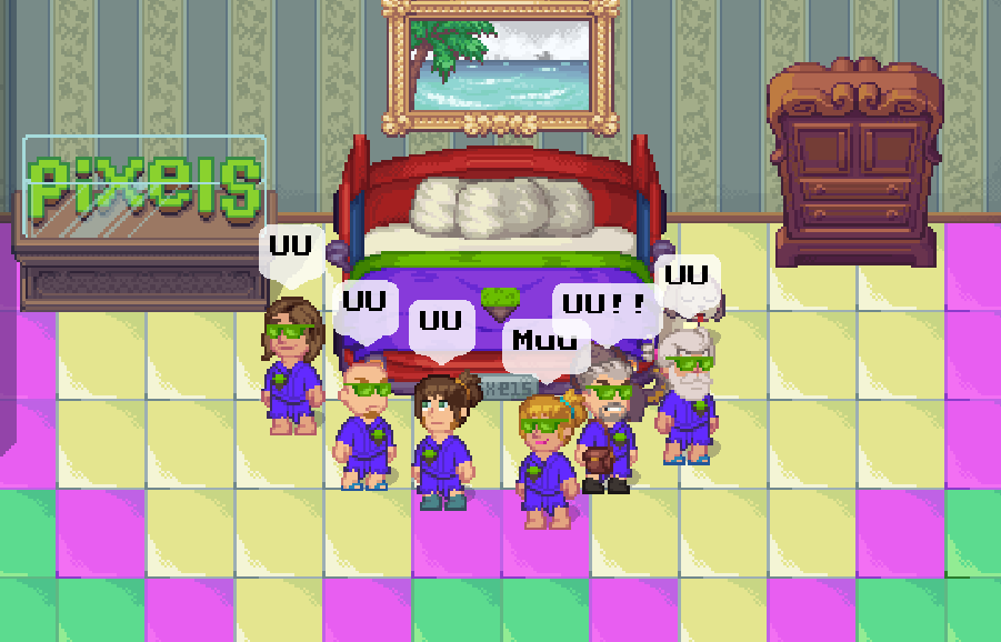 The_Nature_Bean's tweet photo. An udderly Unstoppable crew 💚🐮

@UUmooment @Cyber_ImpPlant

#pixelscreator #pixelsguild #getgood #web3game https://t.co/ALX2rWJOxf
