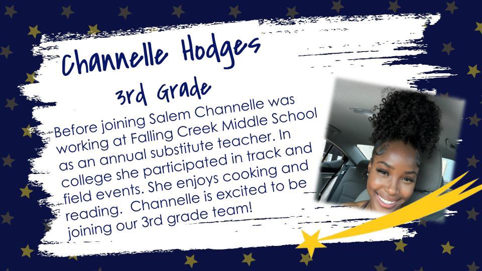 We have a new  #SALEMstar 3rd Grade Teacher! Welcome to our family! #ONEccps #SHINEon