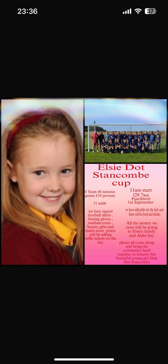 If any teams would like to get involved, please get in touch ❤️