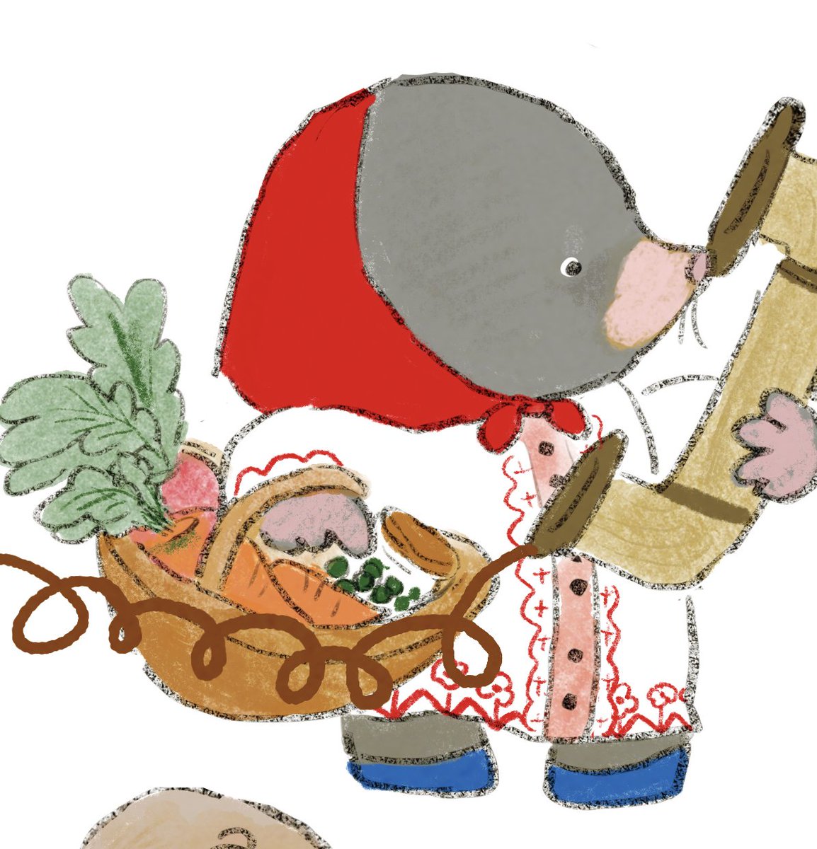 「卵の絵本。出てくるキャラクターみんな可愛い可愛い思いながら描いてる 」|ももろ　4／20発売絵本「パンダのパクパクきせつのごはん」のイラスト