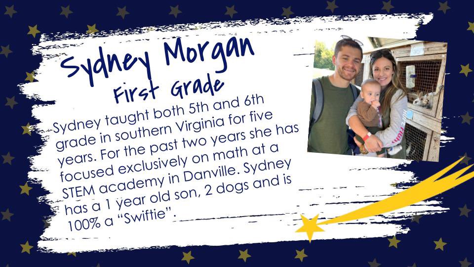 We have a new  #SALEMstar 1st Grade Teacher! Welcome to our family! #ONEccps #SHINEon
