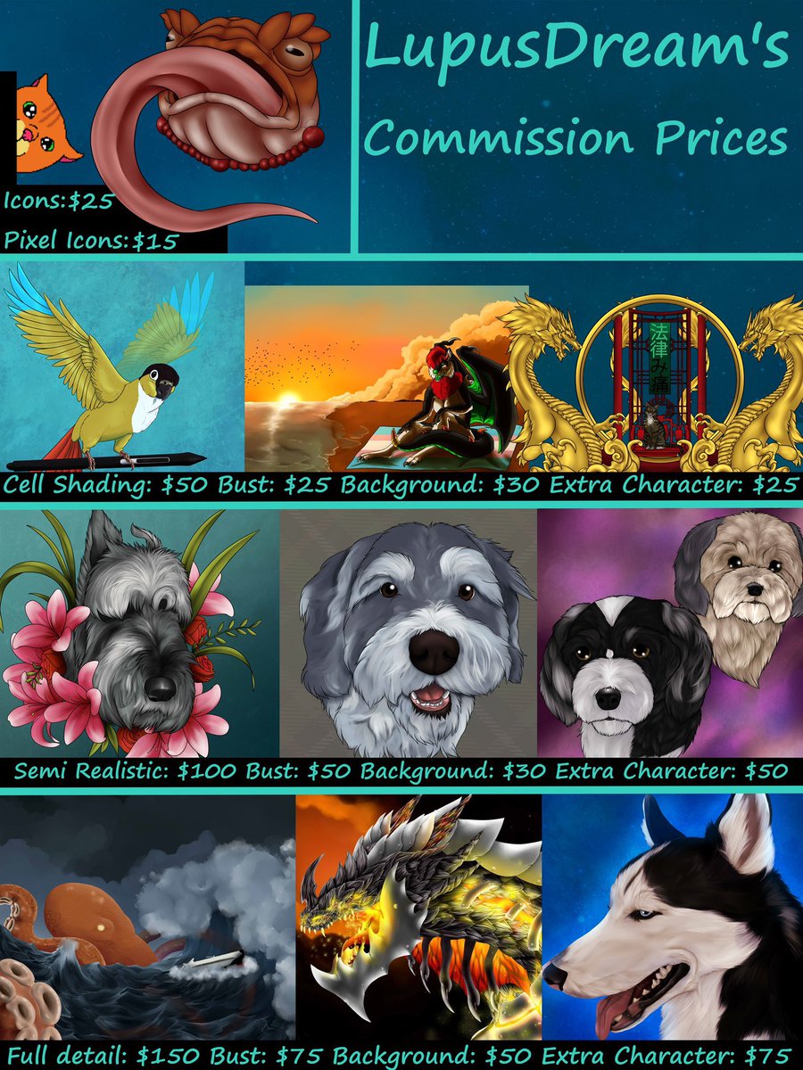 AstarionsDream's tweet photo. Sooo yaaa c0mmissions are open…

 Please DM if interested! https://t.co/VyRaitYnG0
