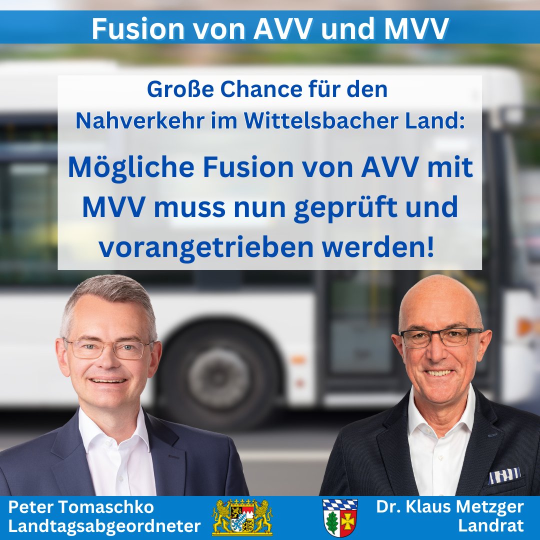 PeterTomaschko's tweet photo. Eine vertiefte Zusammenarbeit von AVV &amp; MVV bietet eine große Chance. Es ist daher vollkommen richtig, eine mögliche Fusion der Verkehrsverbünde nun gründlich zu prüfen und Gespräche zu führen. Dies hätte enorme Vorteile für den Nahverkehr in der gesamten Region Augsburg. https://t.co/eBWiOjJ5Ef