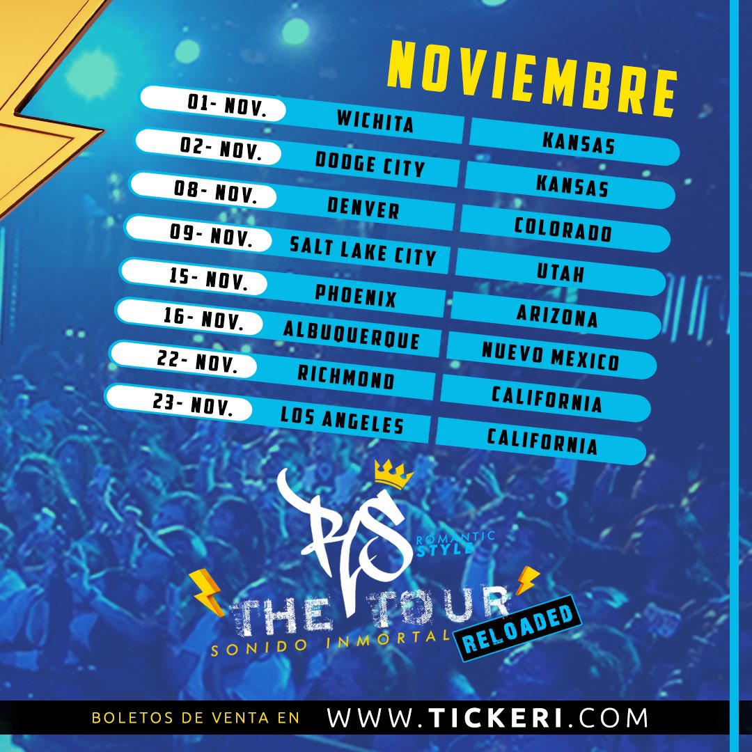 CALENDARIO de FECHAS Oficiales de la Parte 2 del Tour 2024 por USA🇺🇸 
Anota la fecha correspondiente a tu ciudad y no te lo pierdas⚡️ Compra tus Boletos aquí: tickeri.com/es/artists/edc…