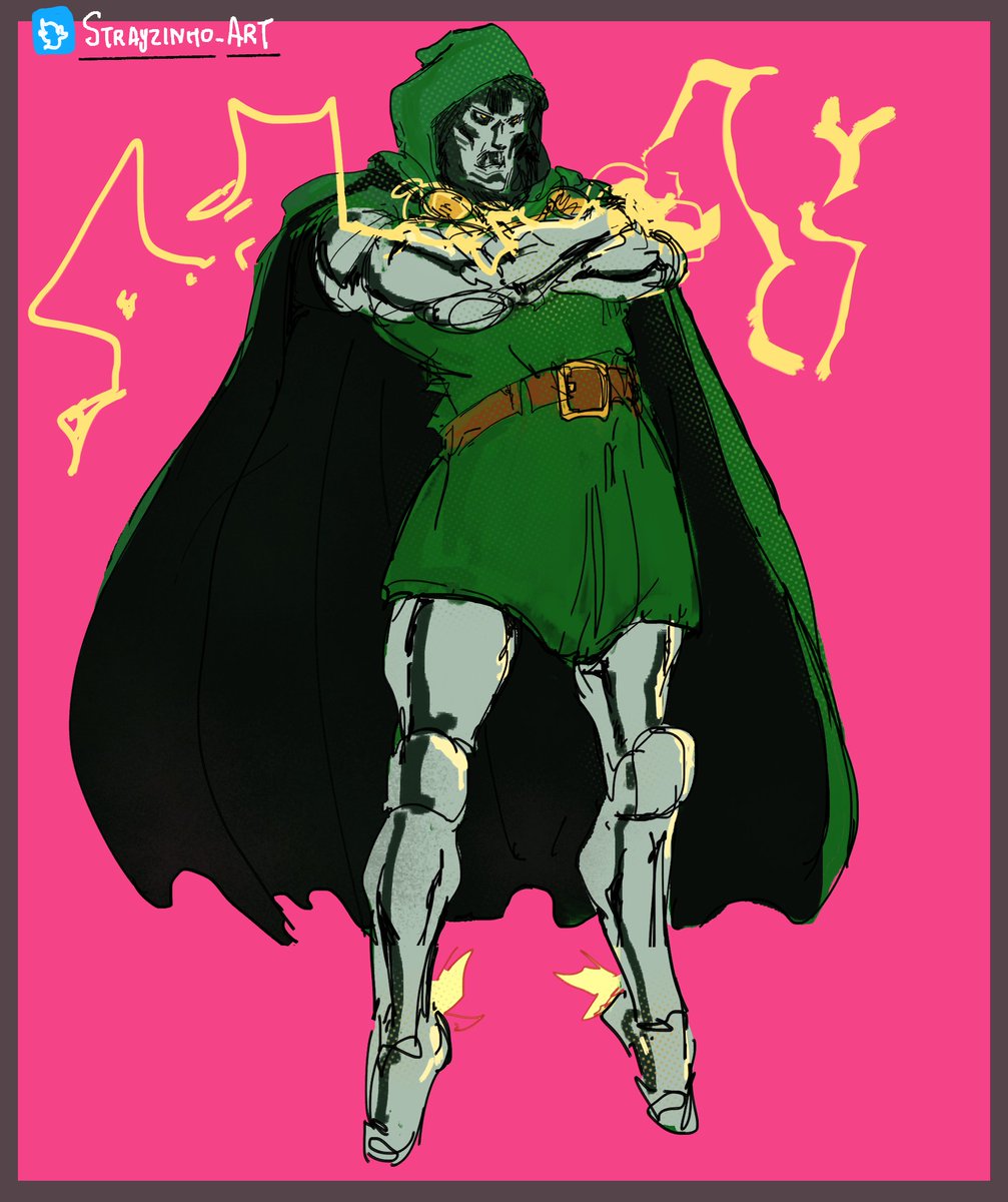 Strayzinhoart's tweet image. My #MvC4 Art Tierlist - Dr. Doom 🙇‍♂️⚡️☠️