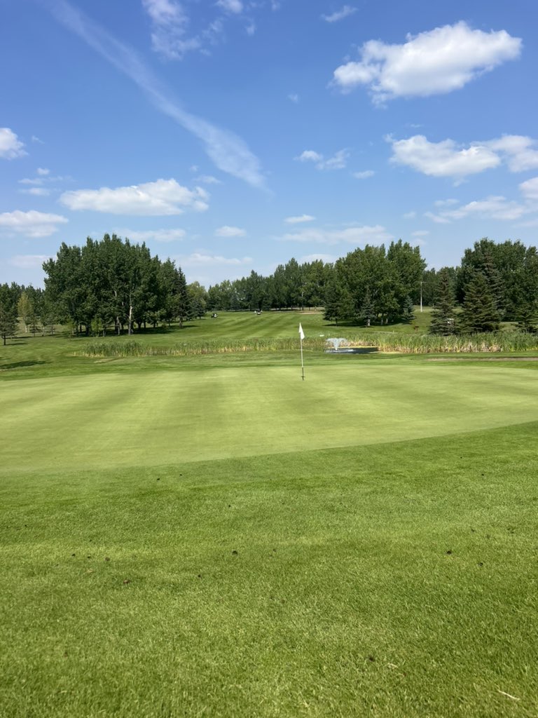 Huge thank you to Dana and his staff at North Battleford Golf &amp; Country Club for the hospitality this afternoon.  Conditions were amazing as usual! Greens were mint!!  Thank You!