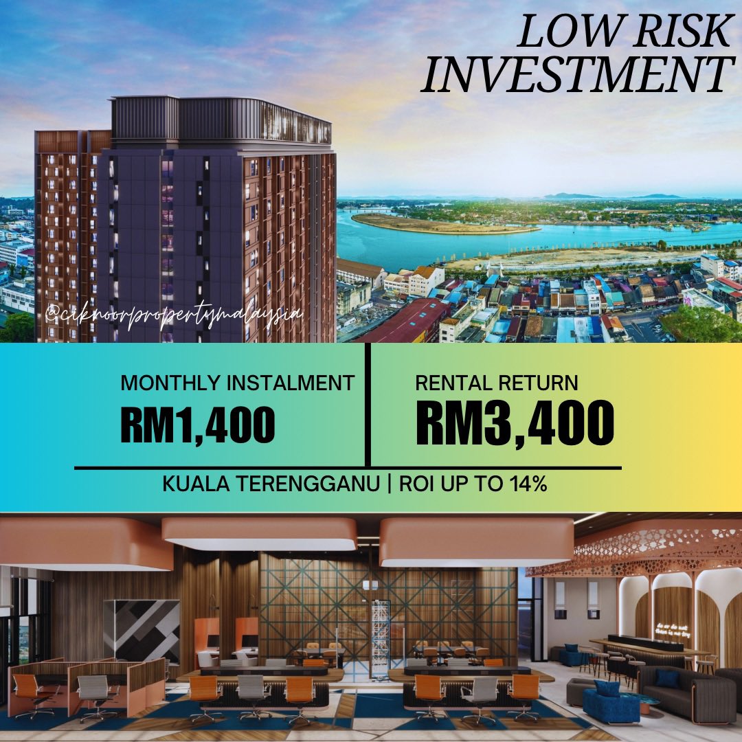 ciknoorproperty's tweet photo. 𝐏𝐀𝐒𝐈𝐅 𝐈𝐍𝐂𝐎𝐌𝐄 𝐒𝐄𝐇𝐈𝐍𝐆𝐆𝐀 𝐑𝐌𝟔,𝟎𝟎𝟎 𝐒𝐄𝐁𝐔𝐋𝐀𝐍 𝐃𝐄𝐍𝐆𝐀𝐍 𝐏𝐄𝐋𝐀𝐁𝐔𝐑𝐀𝐍 𝐇𝐀𝐑𝐓𝐀𝐍𝐀𝐇 ! 🥳

🔰Harga bermula dari RM3xx,xxx.
🔰Studio unit dan 2 bilik.
🔰Manage by Professional Airbnb Operator.
🔰Fully Furnished with interior design.

THREAD 👇 https://t.co/k9UEaV0T0O